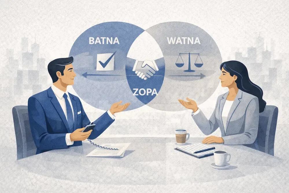 BATNA, WATNA и ZOPA: как вести эффективные переговоры