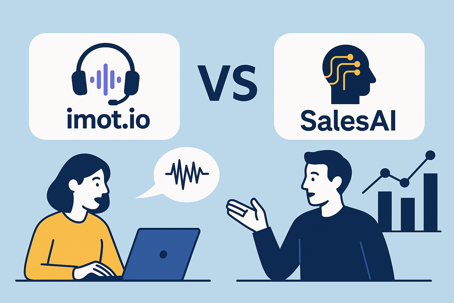 Речевая аналитика imot.io или SalesAI: что выбрать