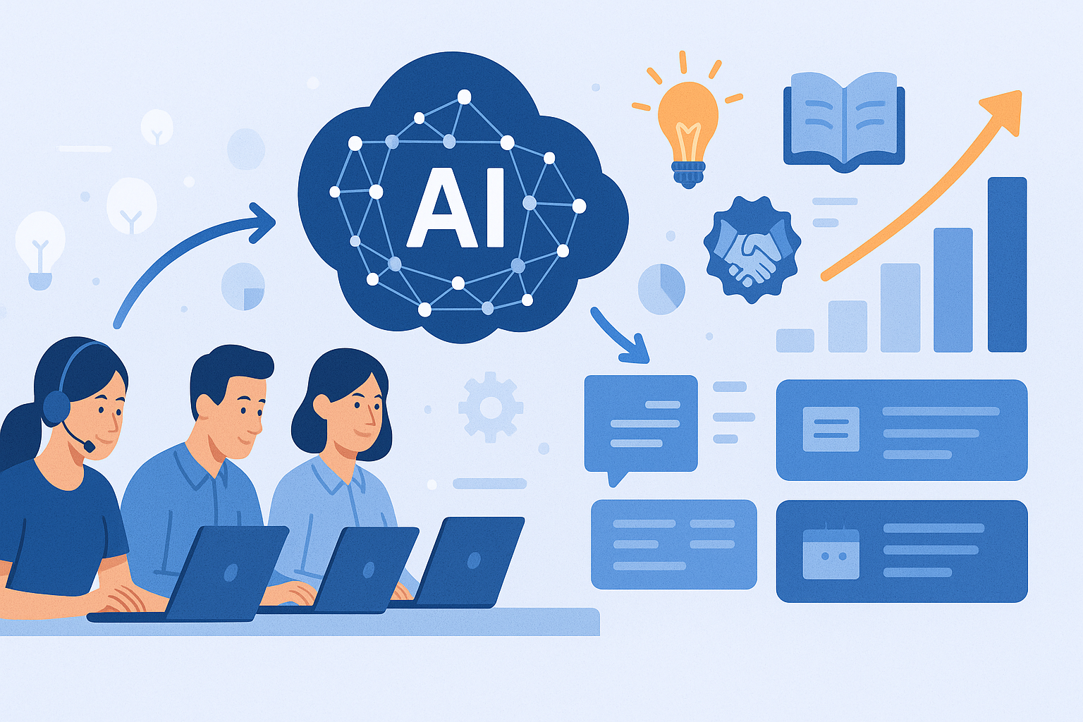 Система непрерывного обучения отдела продаж с помощью  AI