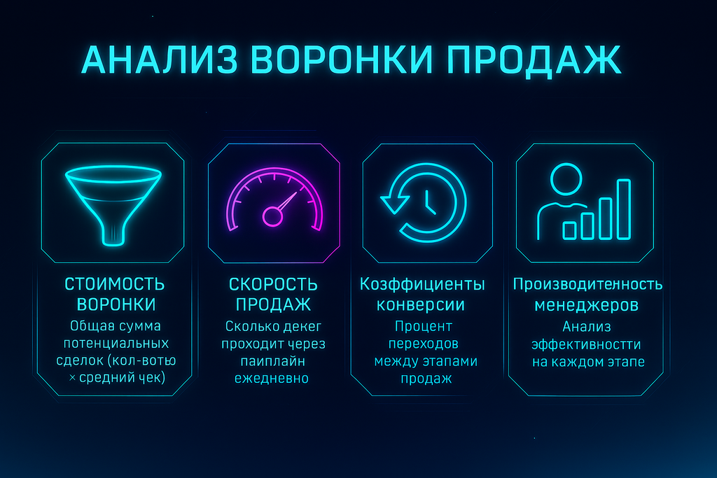 Как анализировать воронку продаж: основные метрики и настройка отчетности