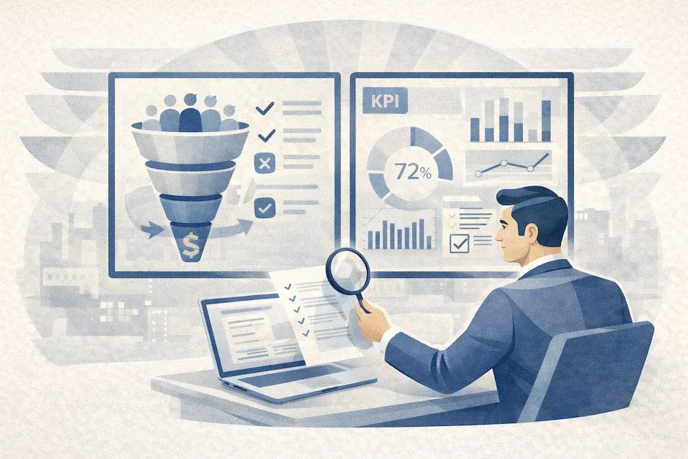 Как анализировать воронку продаж: основные метрики и настройка отчетности