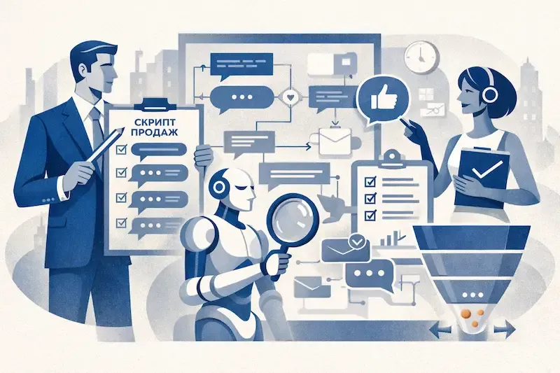 Скрипты продаж 2026: как писать, тестировать и адаптировать